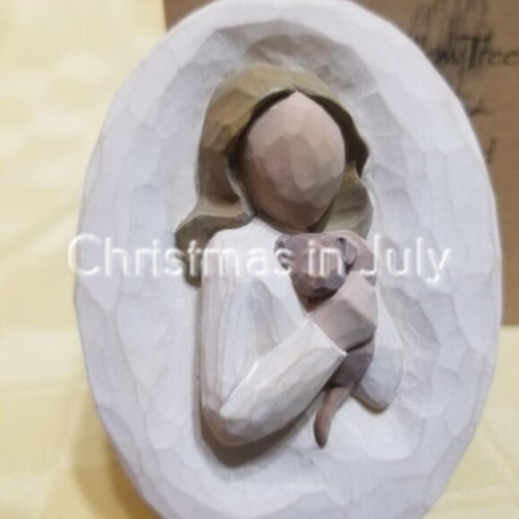 Willow Tree Susan Lordi My Friend Keepsake Box puppy dog #26616 with box - Picture 2 of 4